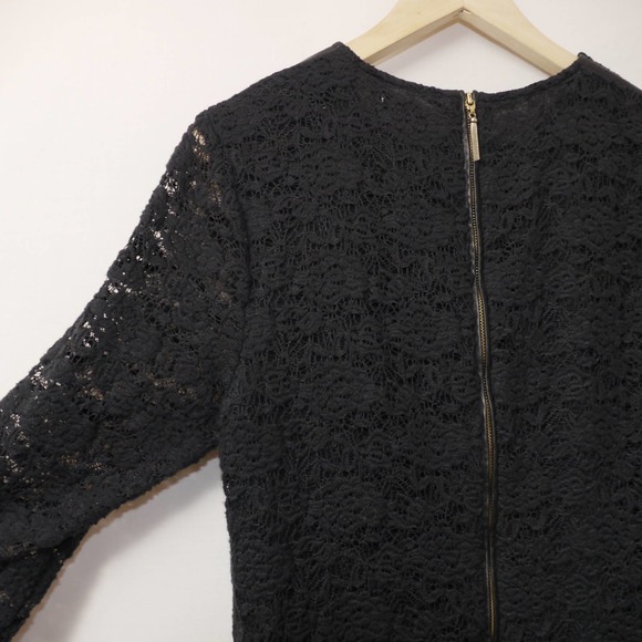 Juicy Couture Lace Floral Black Dress Size M - Picture 8 of 12